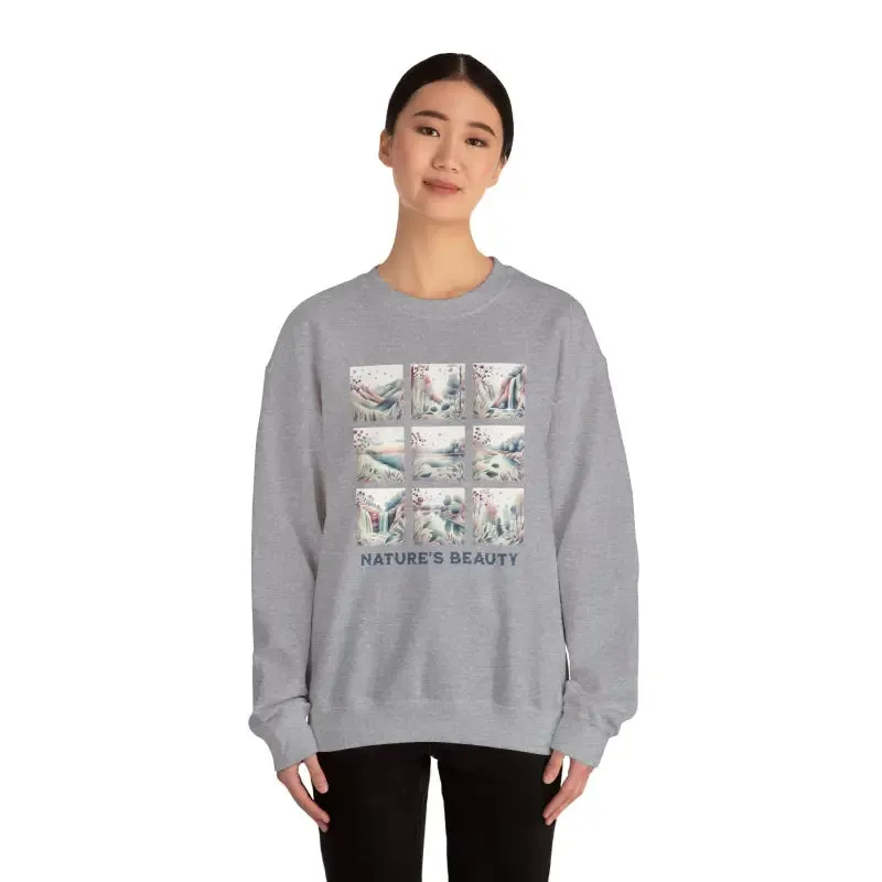 Ultra Cozy Beauty Panel Unisex Sweatshirt