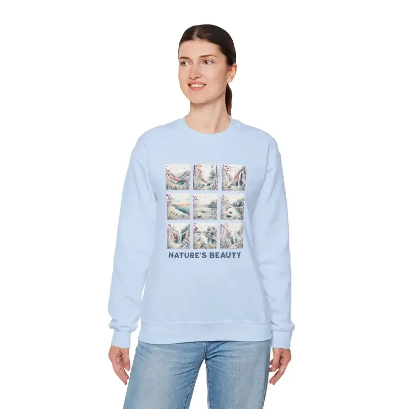 Ultra Cozy Beauty Panel Unisex Sweatshirt