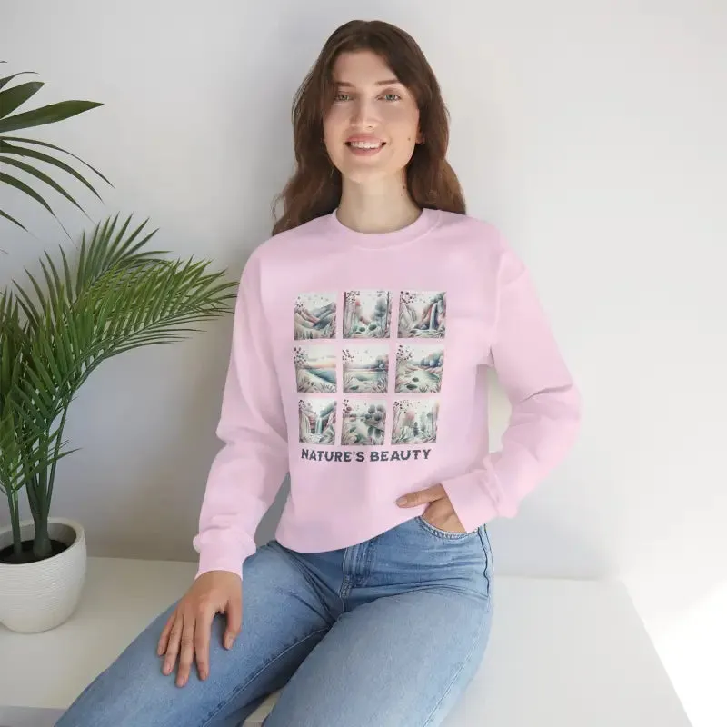 Ultra Cozy Beauty Panel Unisex Sweatshirt