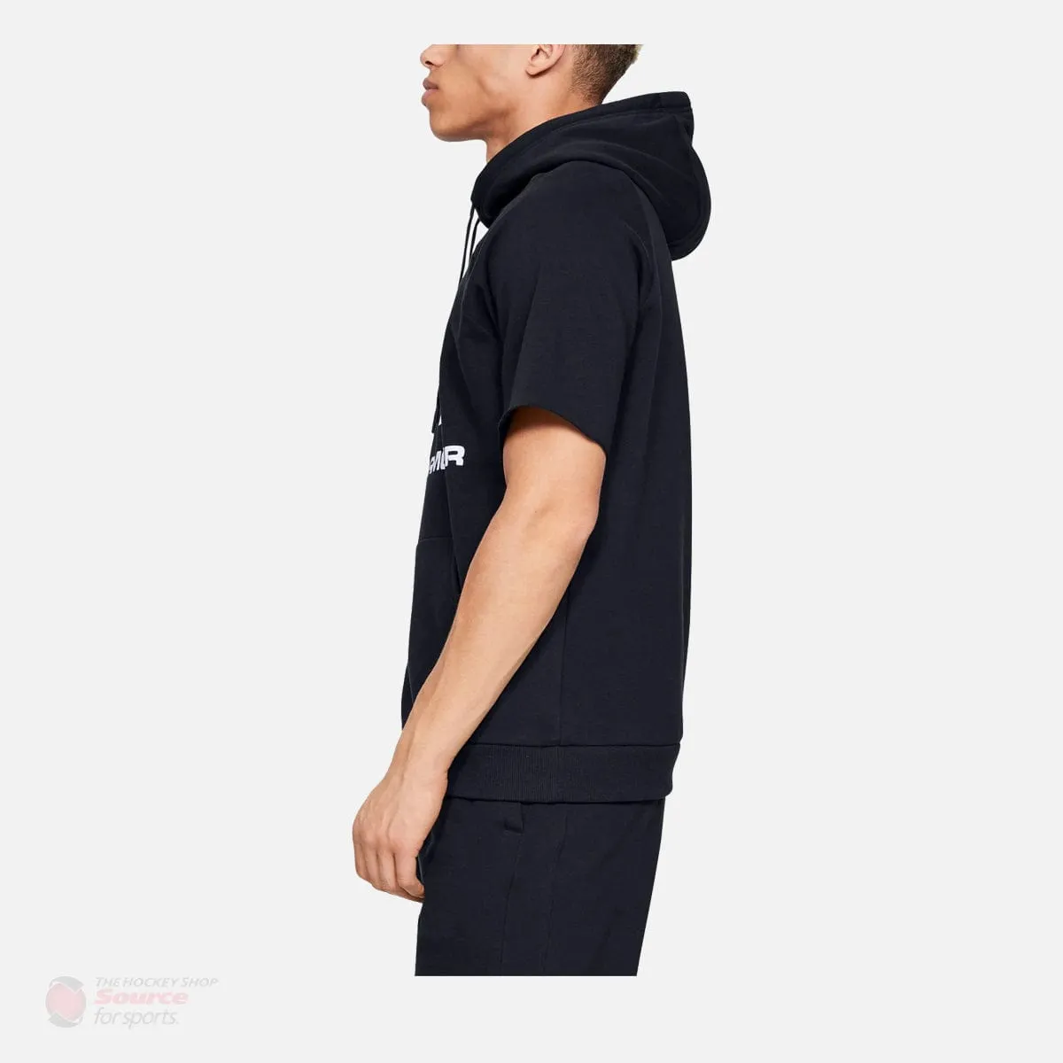 Under Armour Rival Fleece Logo Shortsleeve Pullover Mens Hoodie