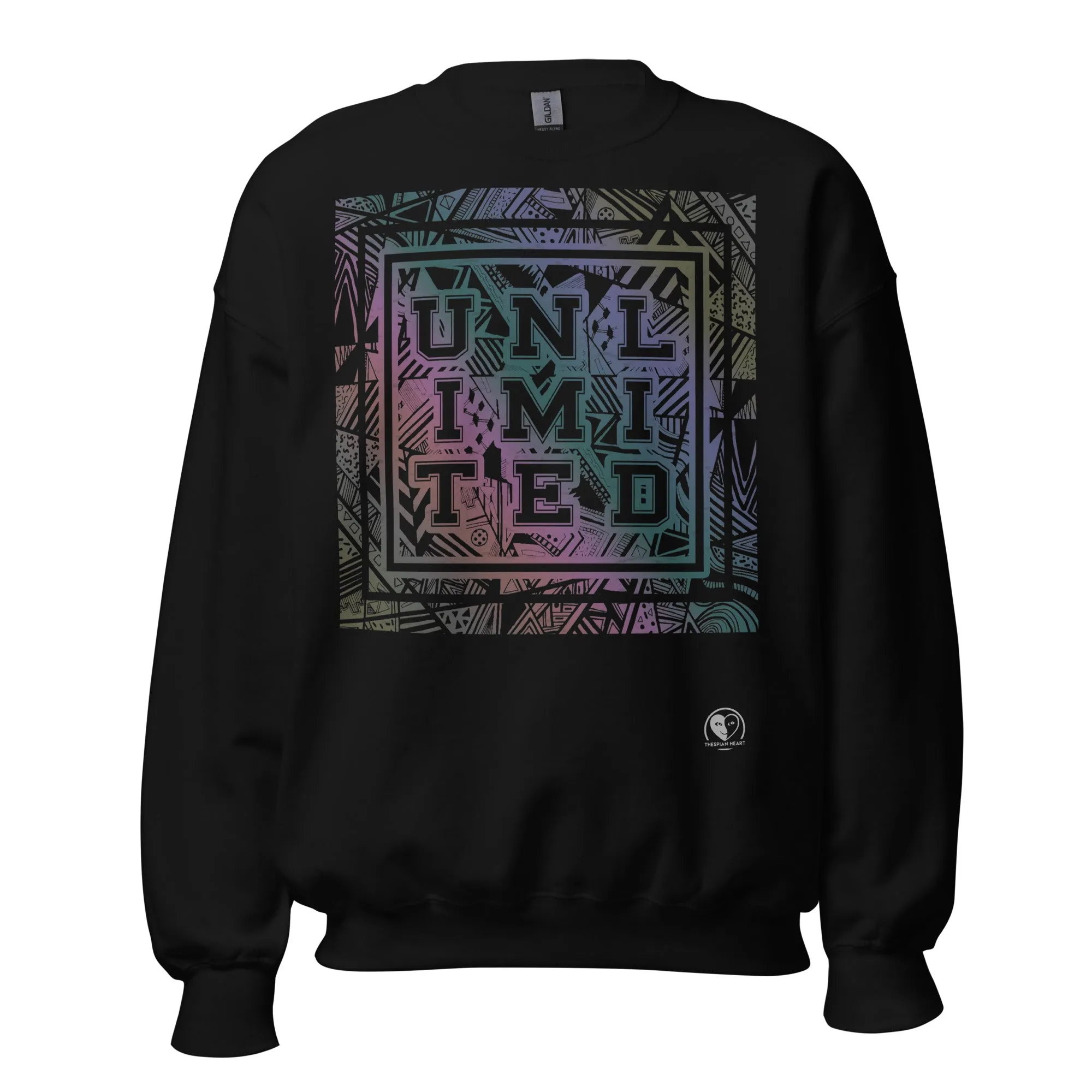 Unlimited Colorful - Printed Staple Unisex Crewneck Sweatshirt