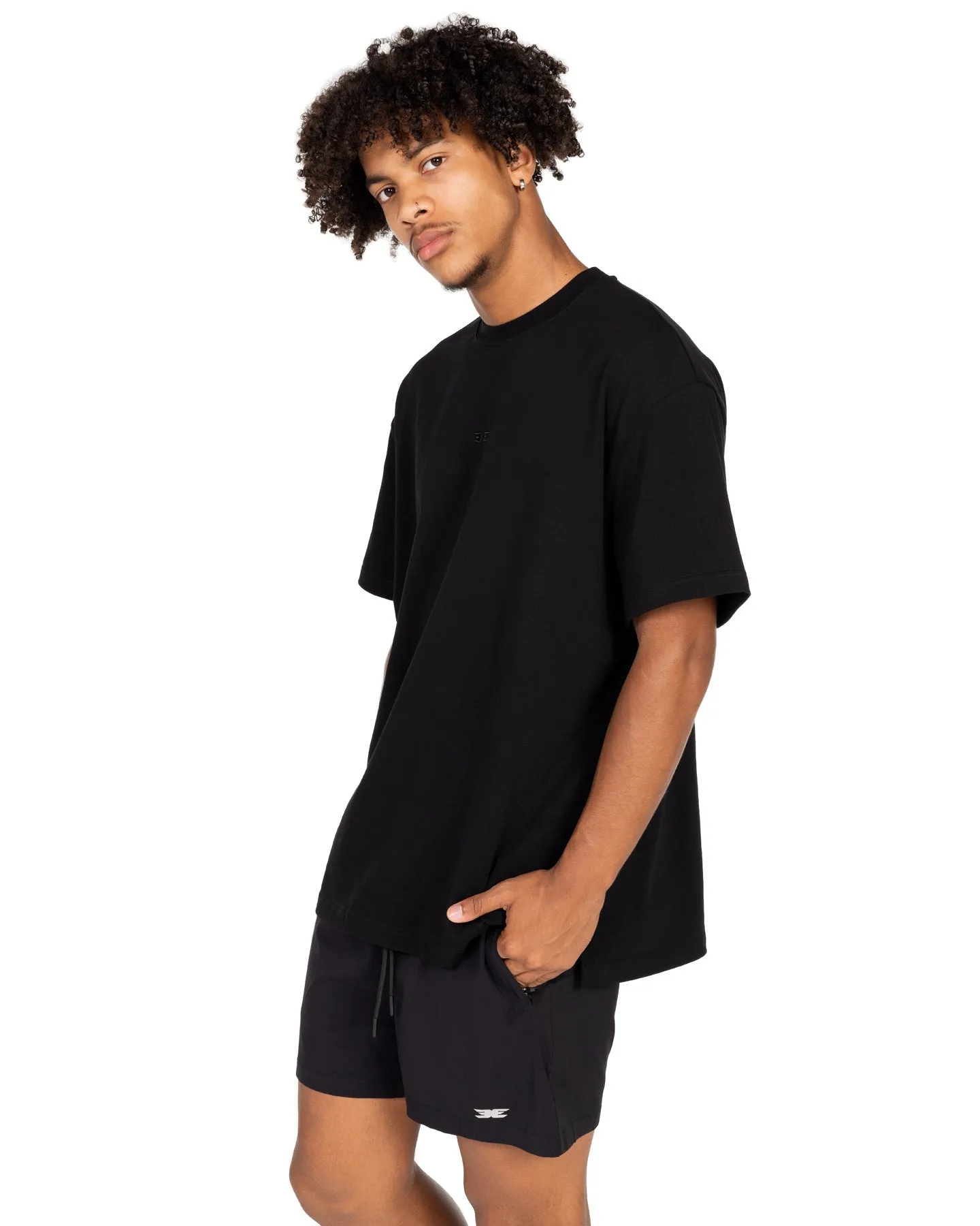 V3 Oversized Classic Tee - Black