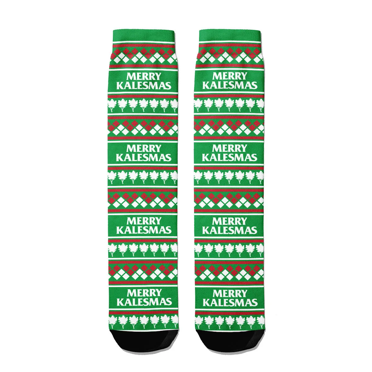 Vegan Holiday Socks Merry Kalesmas