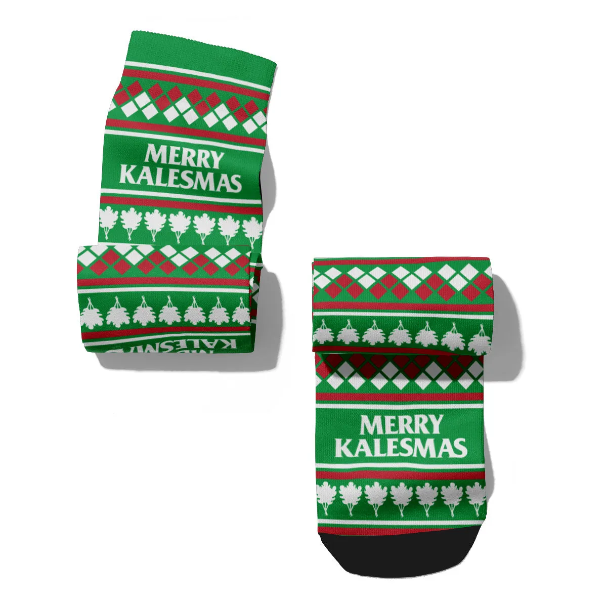 Vegan Holiday Socks Merry Kalesmas