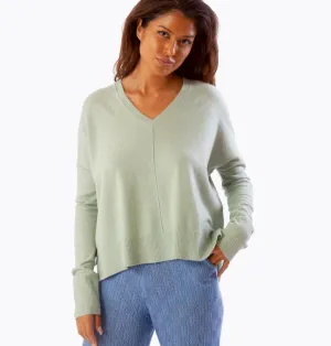 Wagner V-Neck Sweater - Sage