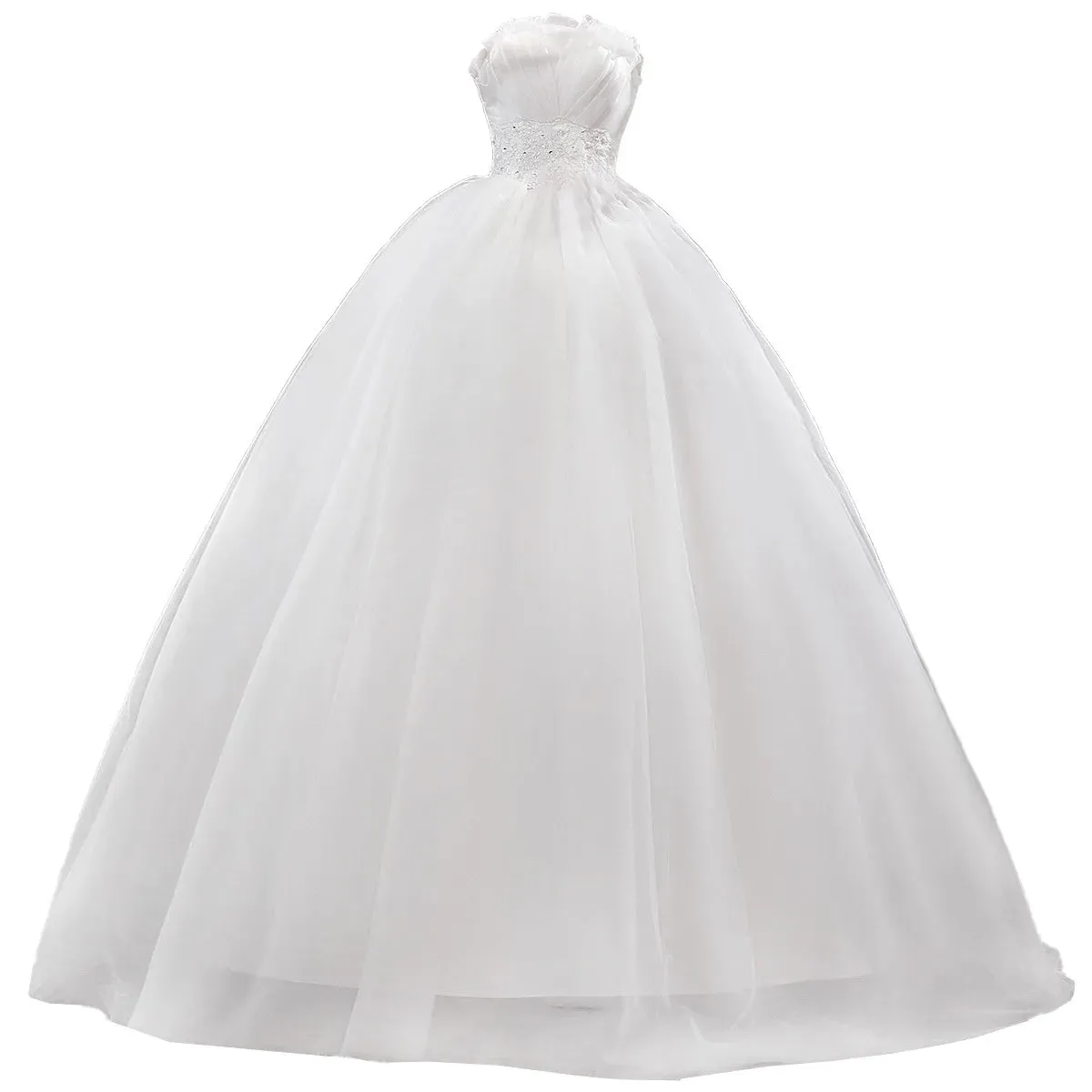 Wedding Dress Plus Size Evening Dress Korean Style Tube Top Temperament