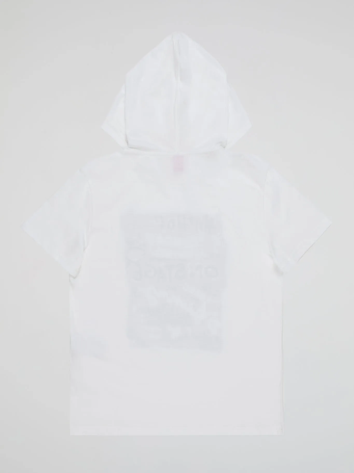 White Printed Hooded T-Shirt (Kids)