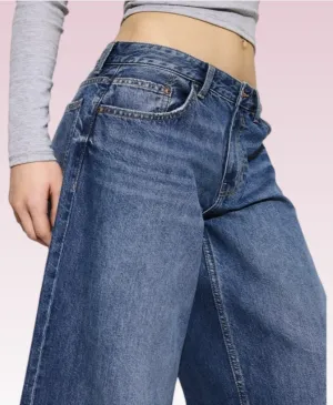 Wide leg jeans