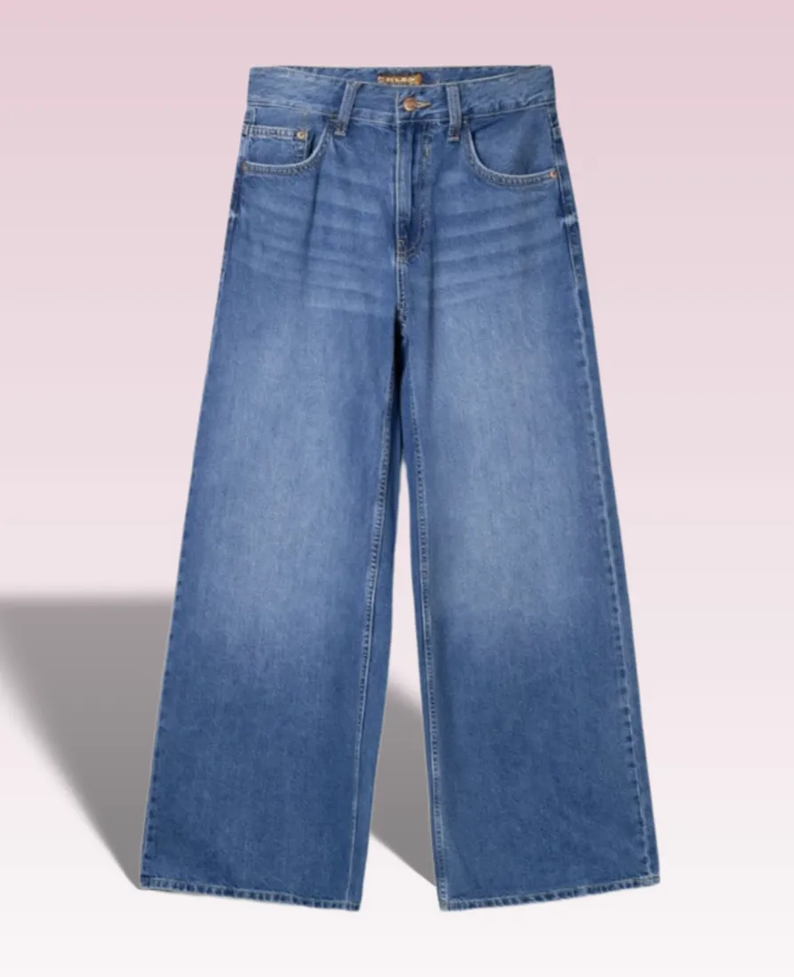 Wide leg jeans