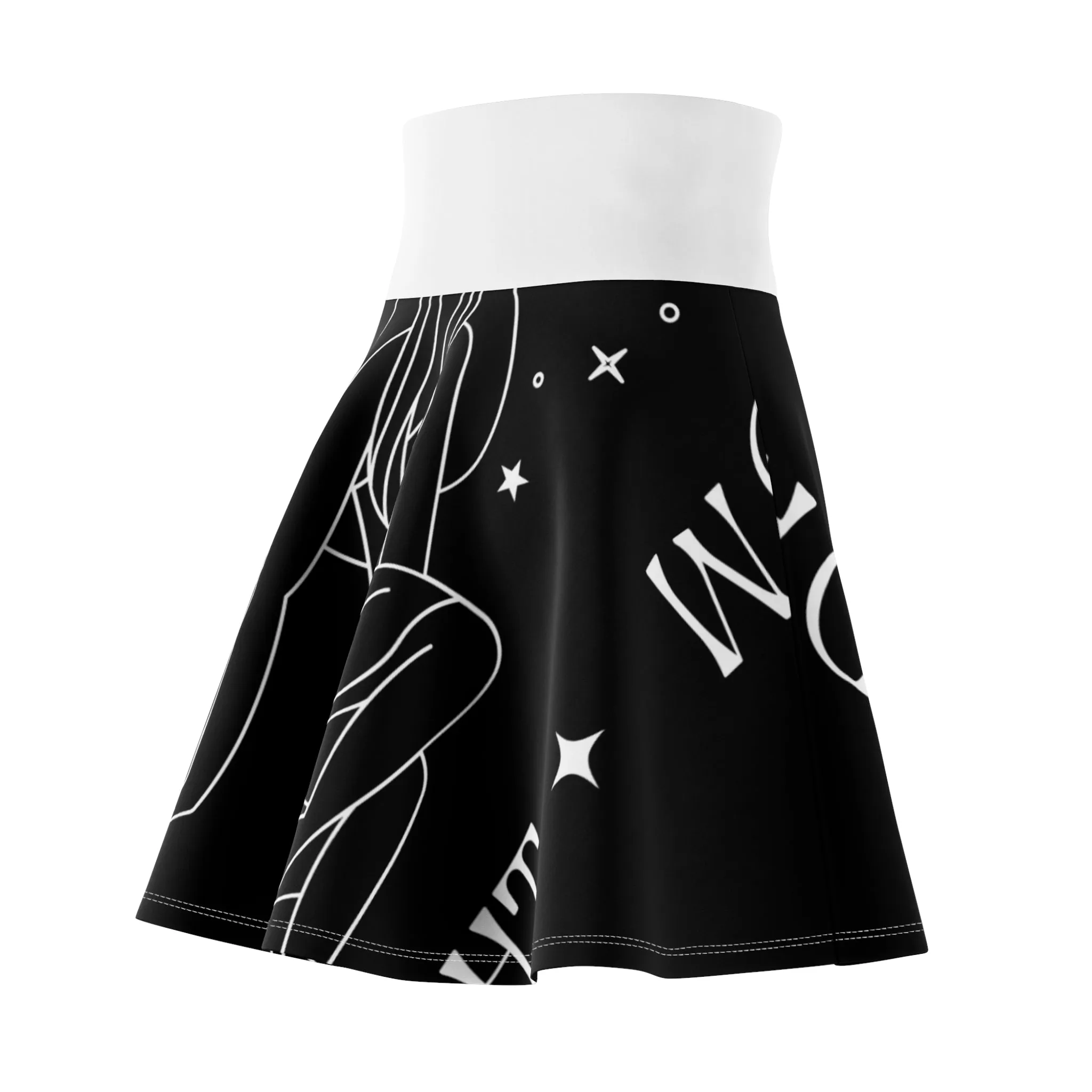 Women's  HIP HOP ART Skater Skirt (AOP)