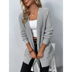 Women's Warm Knitted  Long Cardigan | Spring