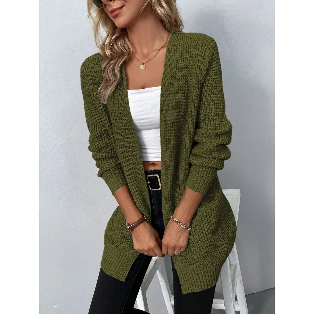 Women's Warm Knitted  Long Cardigan | Spring