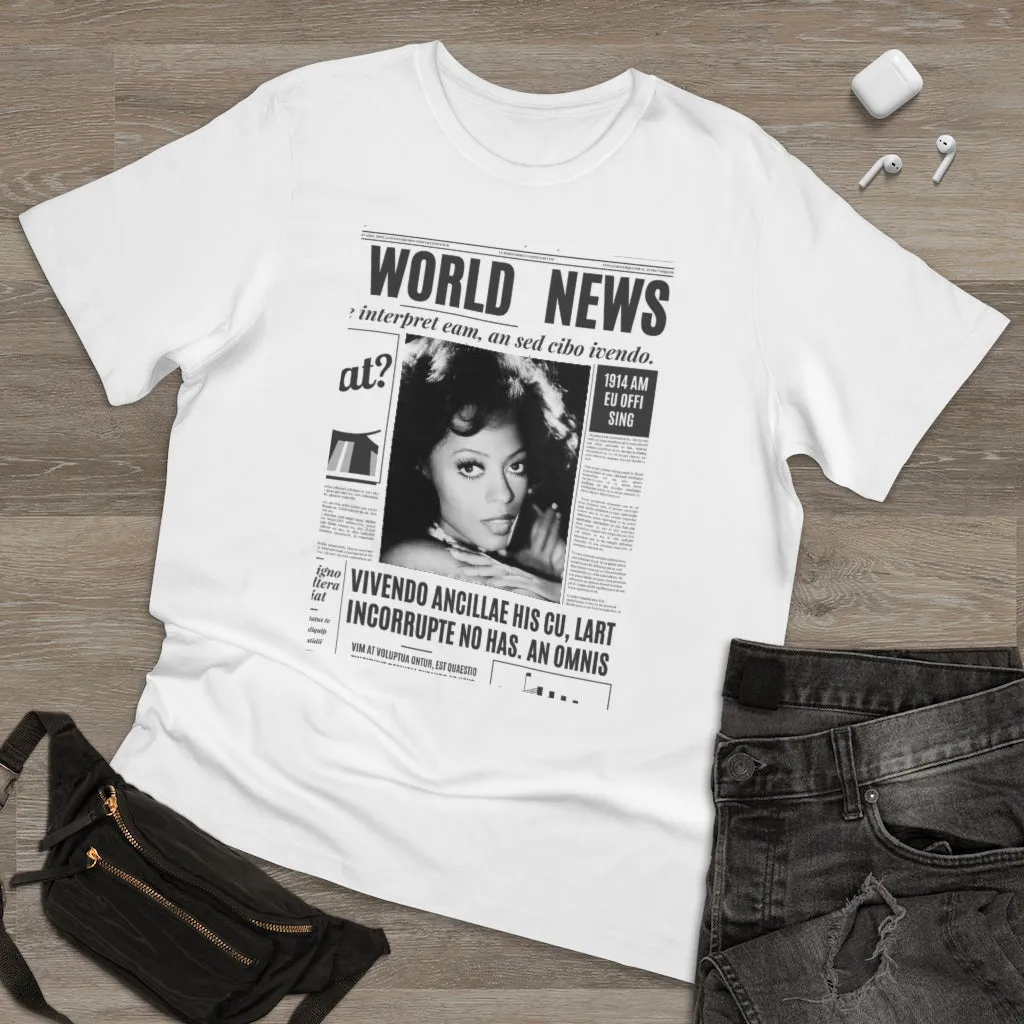 World News DIANA ROSS Unisex Deluxe T-shirt