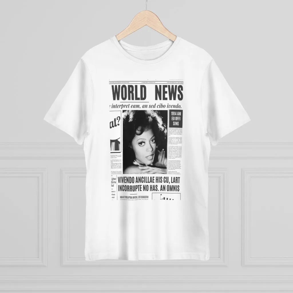 World News DIANA ROSS Unisex Deluxe T-shirt