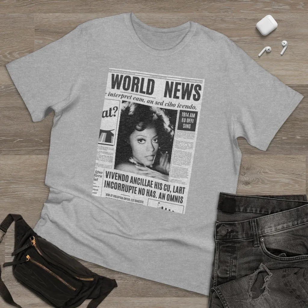 World News DIANA ROSS Unisex Deluxe T-shirt