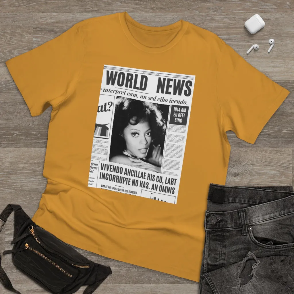 World News DIANA ROSS Unisex Deluxe T-shirt