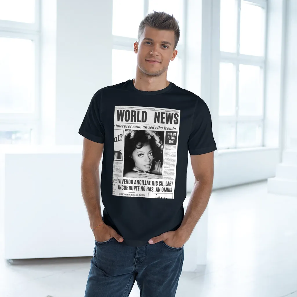 World News DIANA ROSS Unisex Deluxe T-shirt