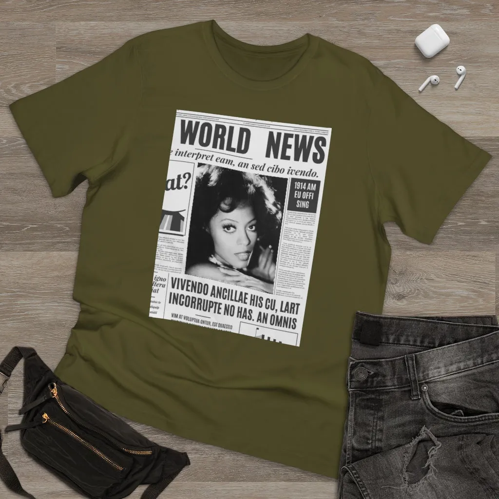 World News DIANA ROSS Unisex Deluxe T-shirt