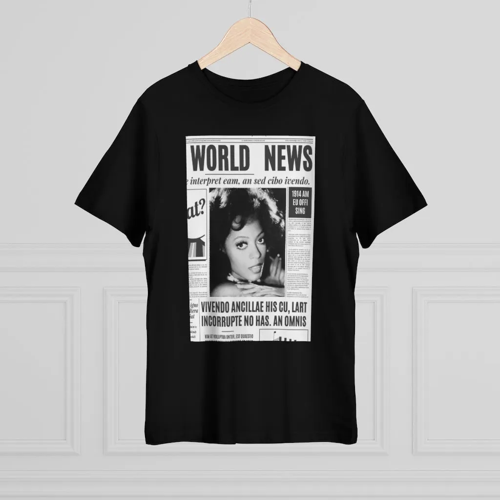 World News DIANA ROSS Unisex Deluxe T-shirt