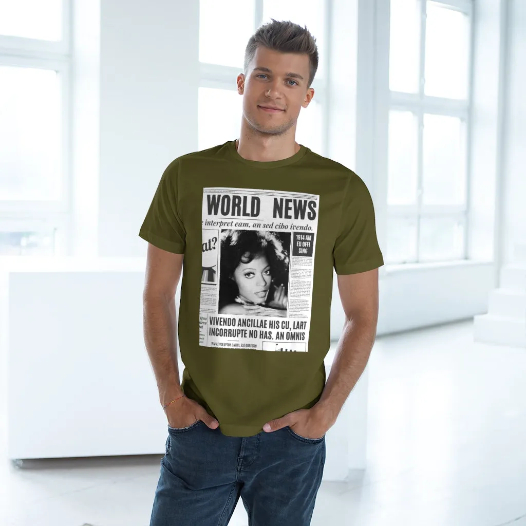 World News DIANA ROSS Unisex Deluxe T-shirt