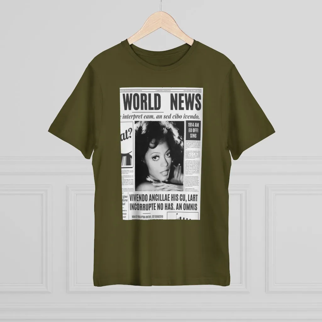 World News DIANA ROSS Unisex Deluxe T-shirt