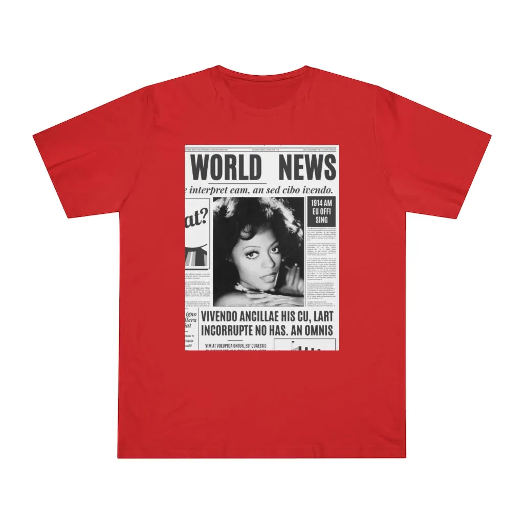 World News DIANA ROSS Unisex Deluxe T-shirt