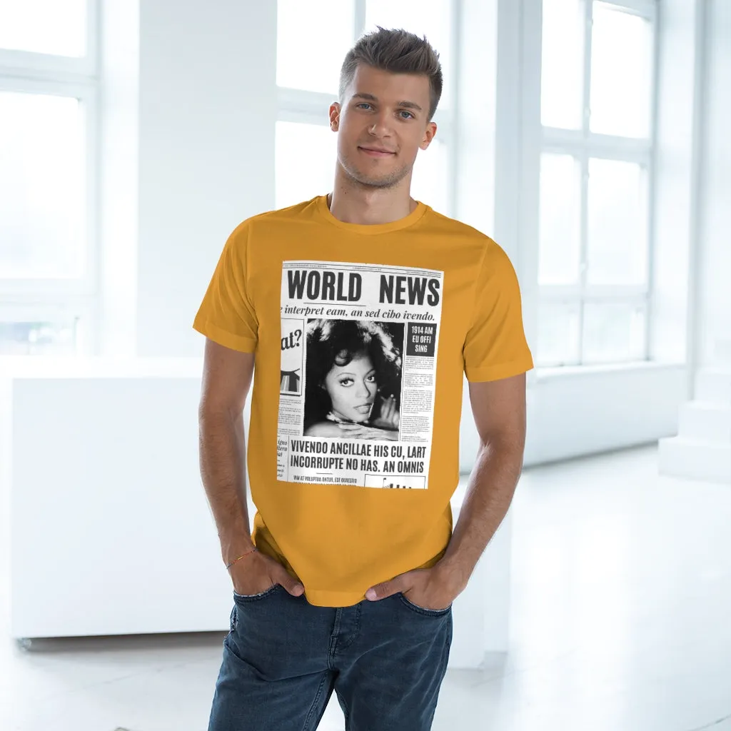 World News DIANA ROSS Unisex Deluxe T-shirt