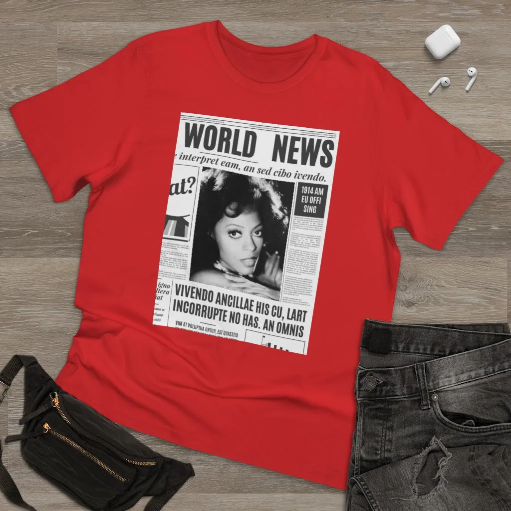 World News DIANA ROSS Unisex Deluxe T-shirt