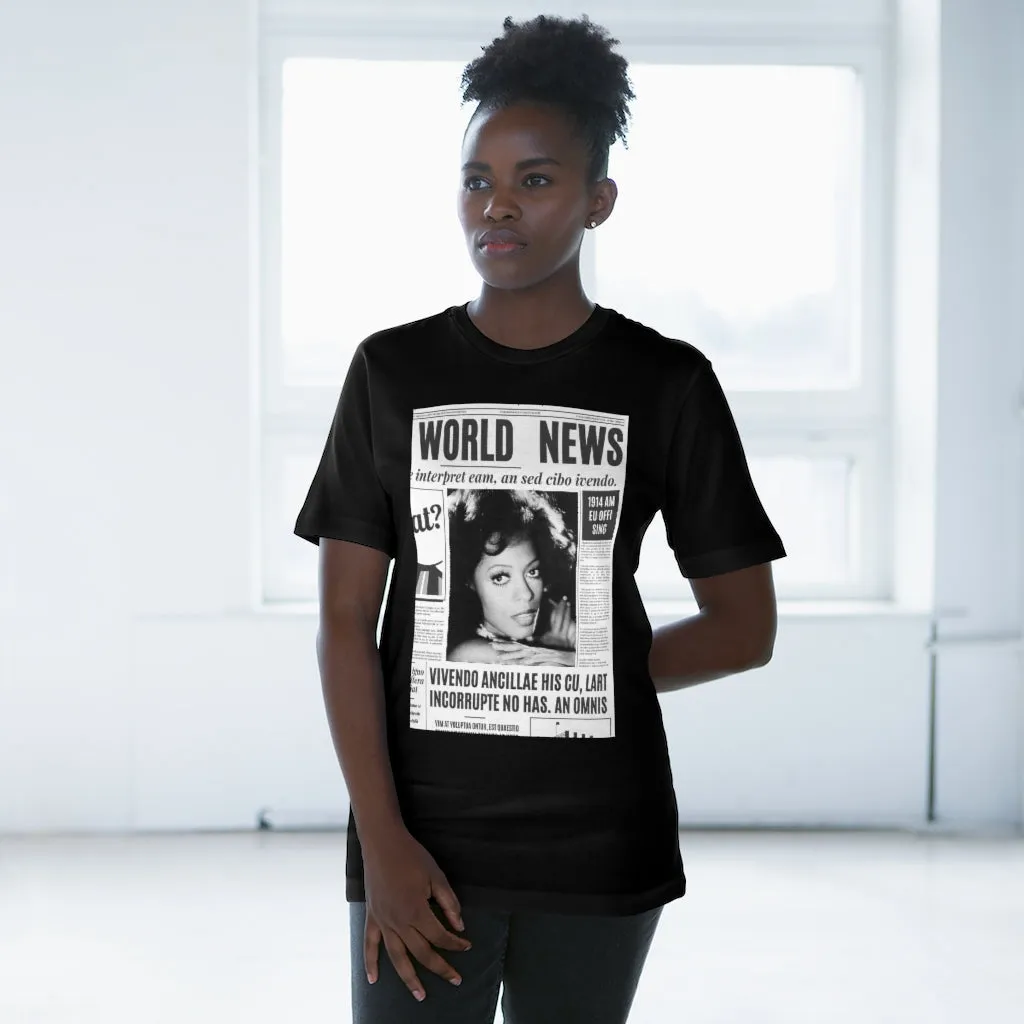 World News DIANA ROSS Unisex Deluxe T-shirt
