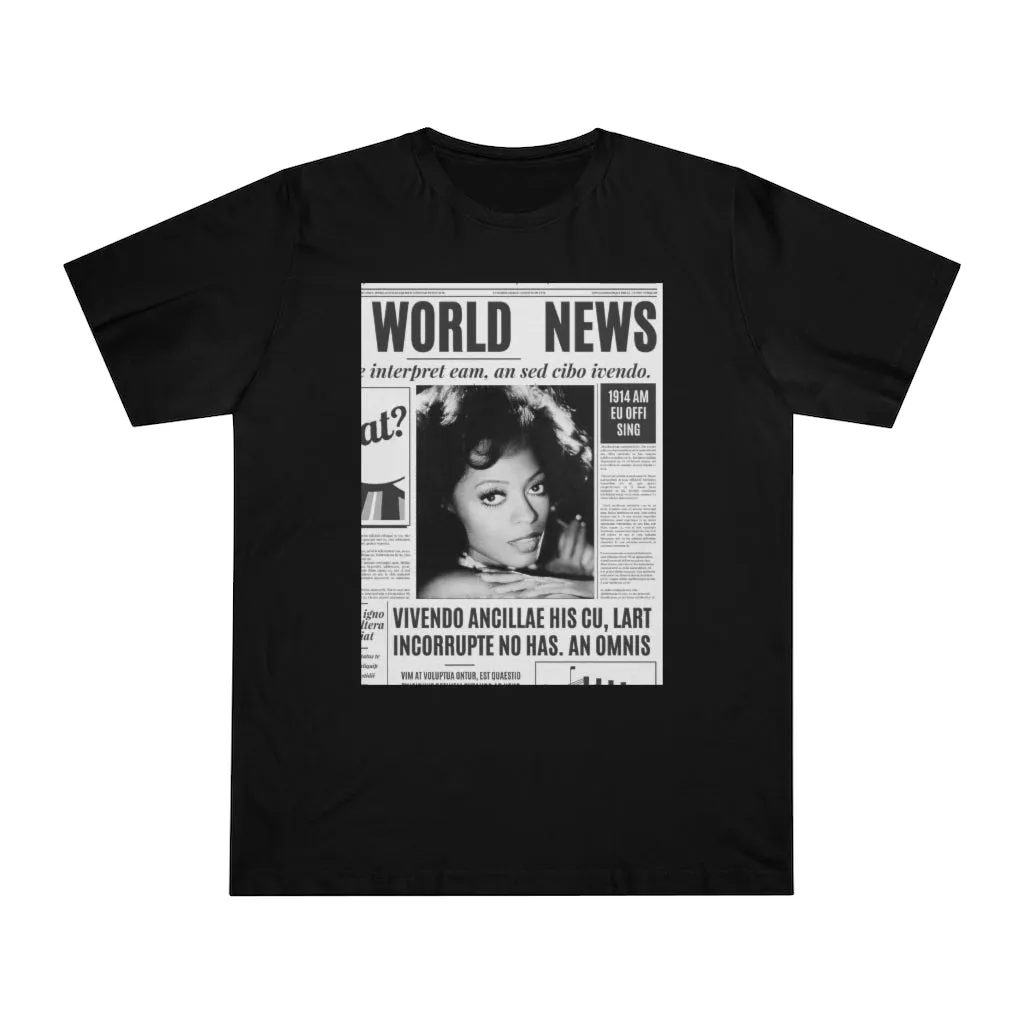 World News DIANA ROSS Unisex Deluxe T-shirt