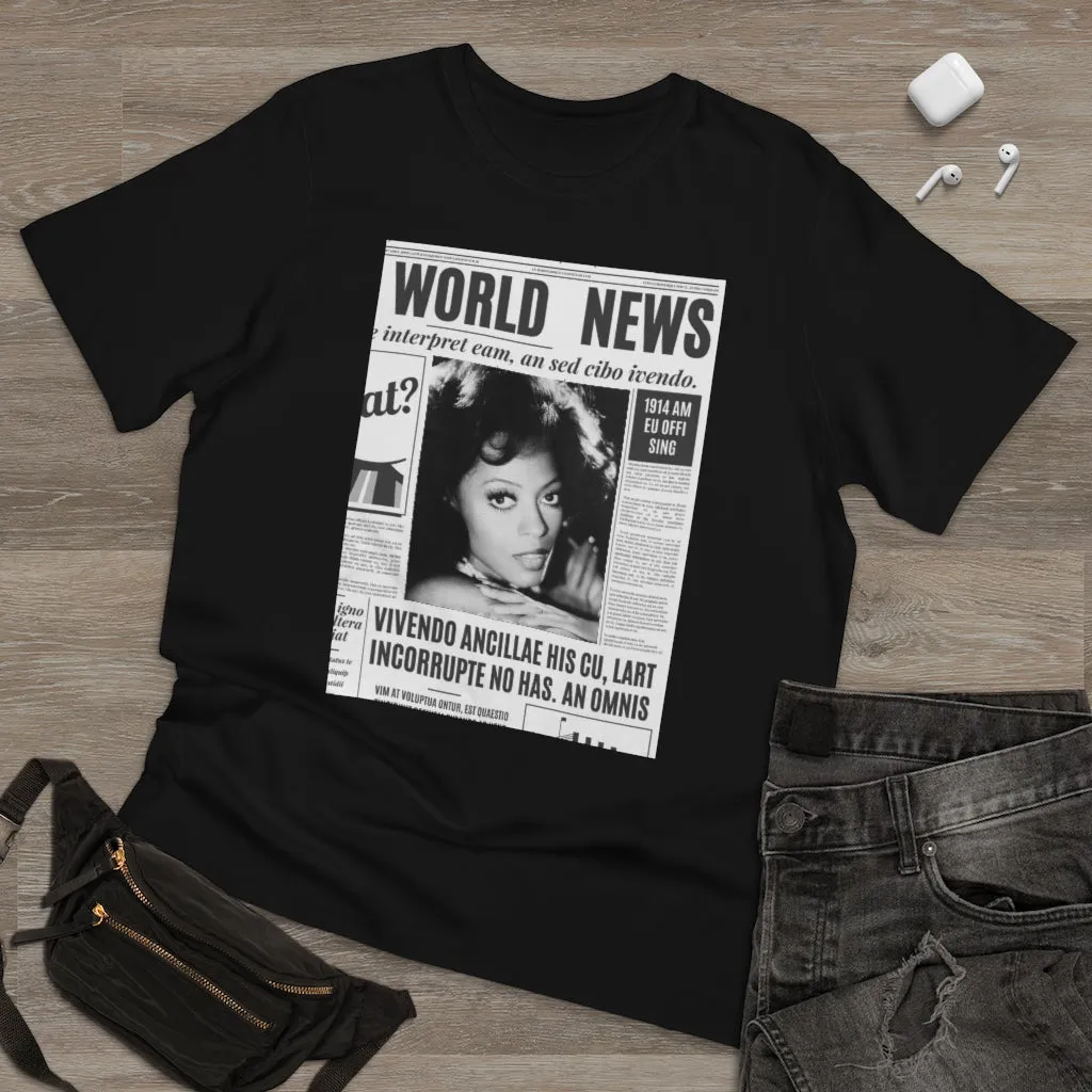 World News DIANA ROSS Unisex Deluxe T-shirt