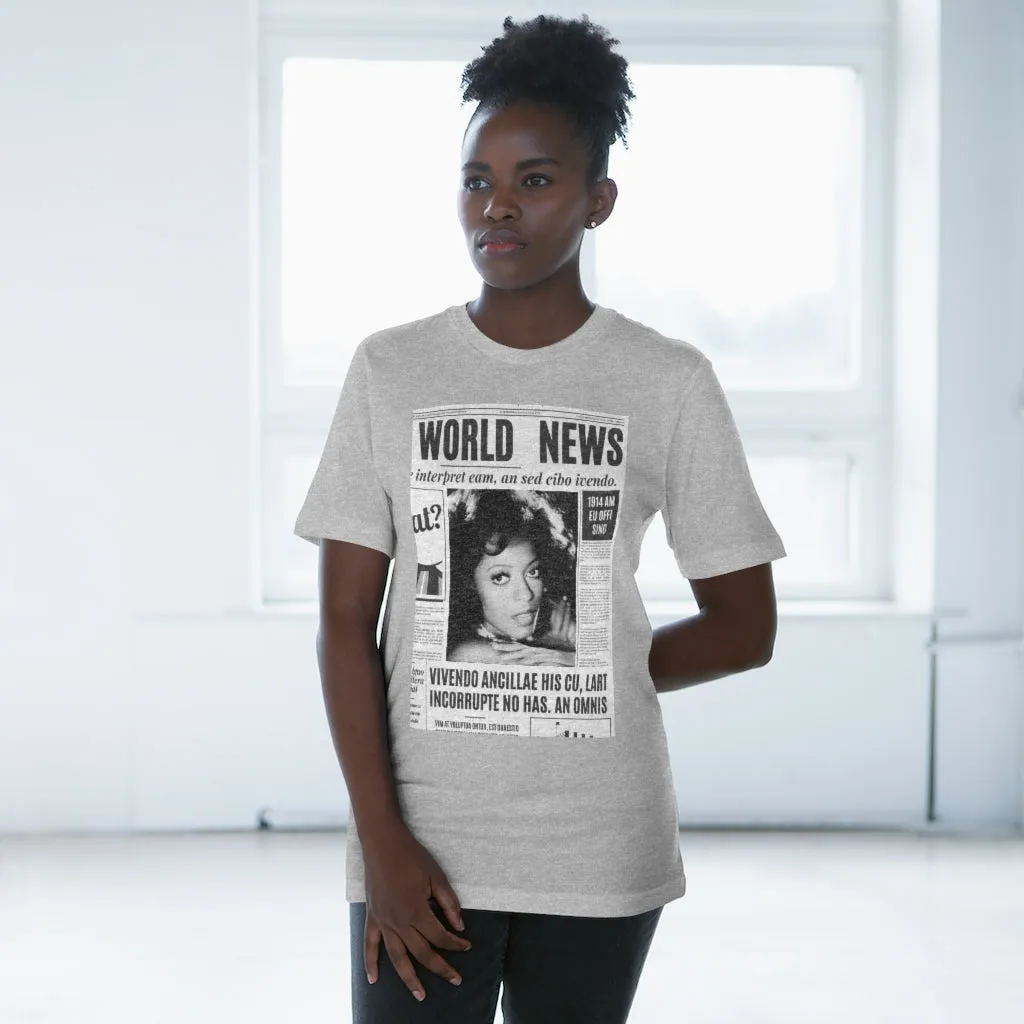 World News DIANA ROSS Unisex Deluxe T-shirt