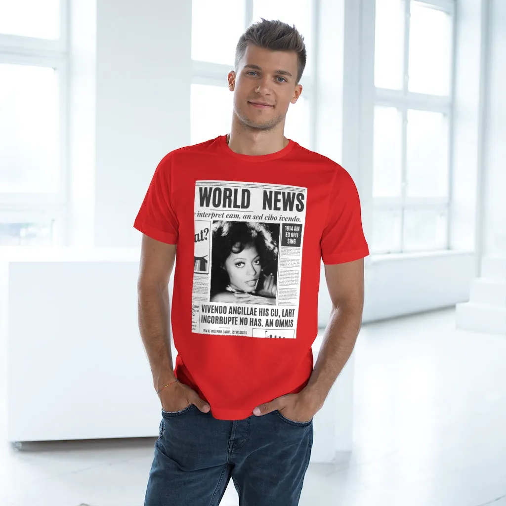 World News DIANA ROSS Unisex Deluxe T-shirt