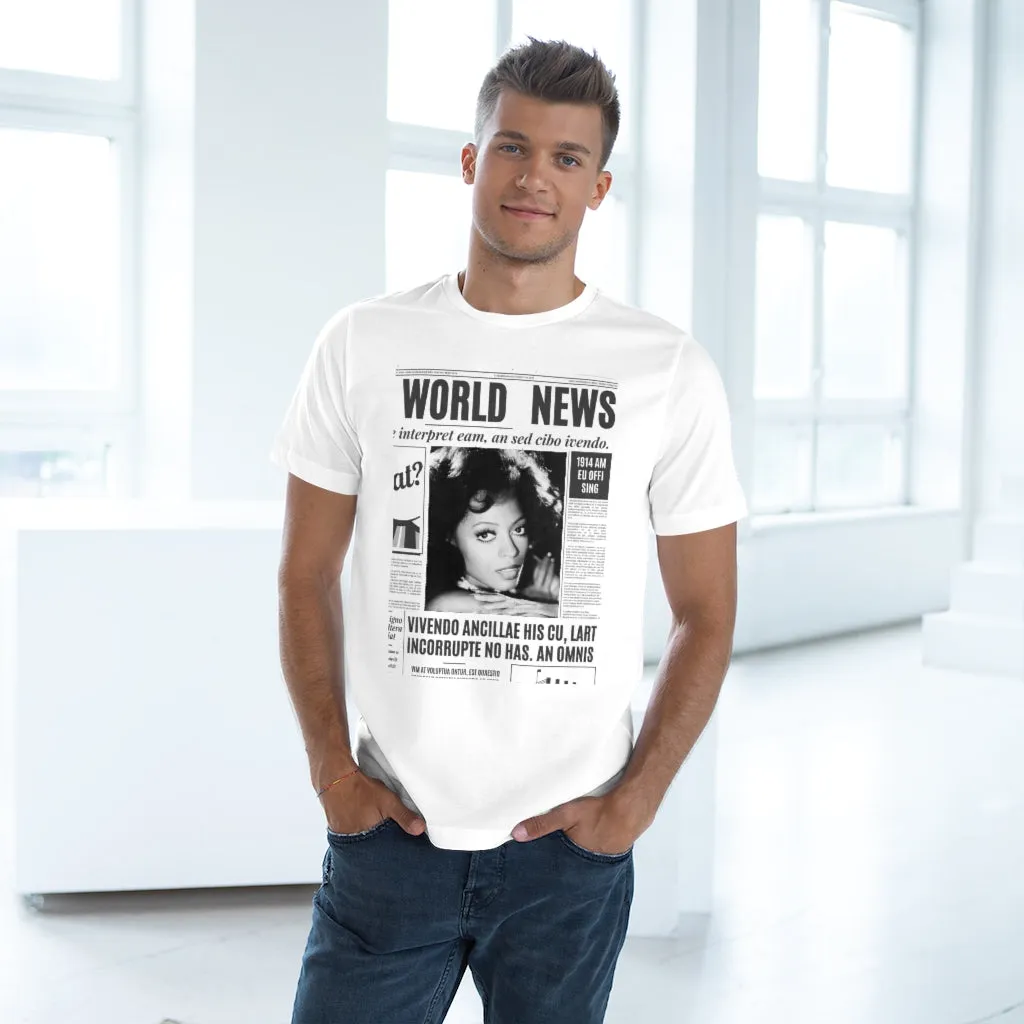 World News DIANA ROSS Unisex Deluxe T-shirt
