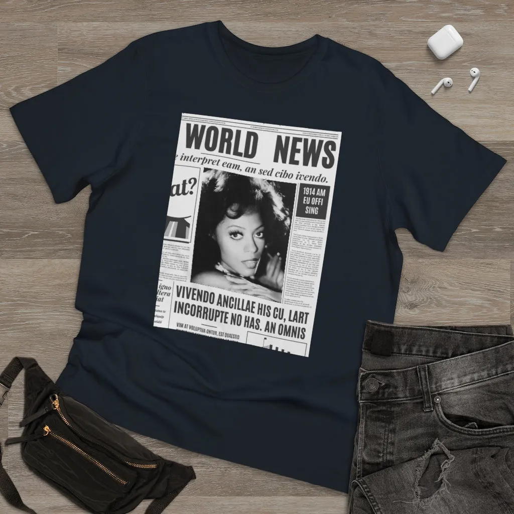 World News DIANA ROSS Unisex Deluxe T-shirt