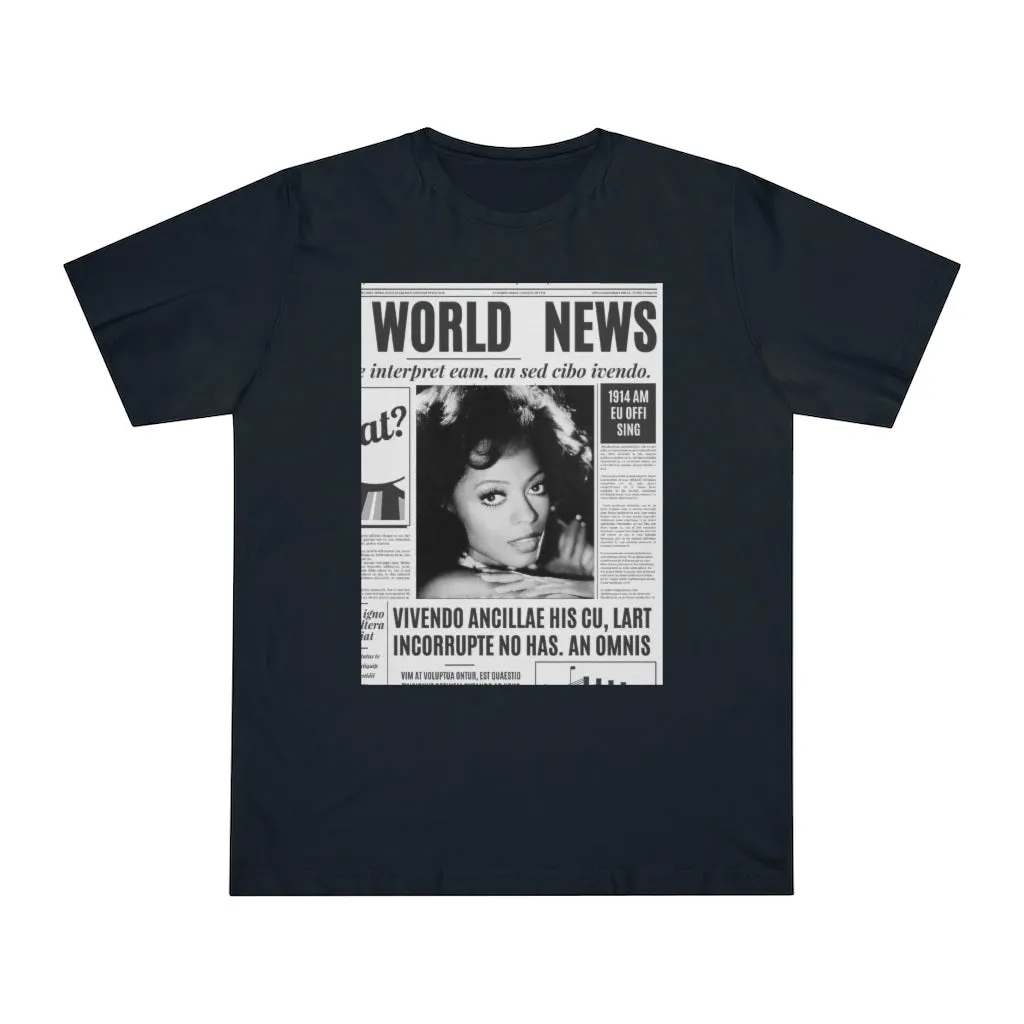 World News DIANA ROSS Unisex Deluxe T-shirt