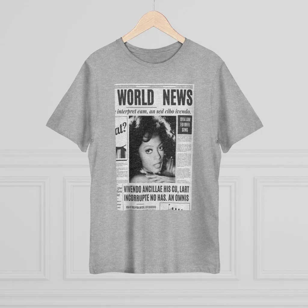 World News DIANA ROSS Unisex Deluxe T-shirt