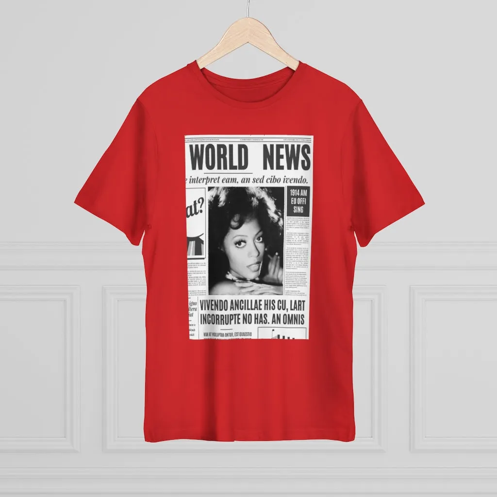 World News DIANA ROSS Unisex Deluxe T-shirt