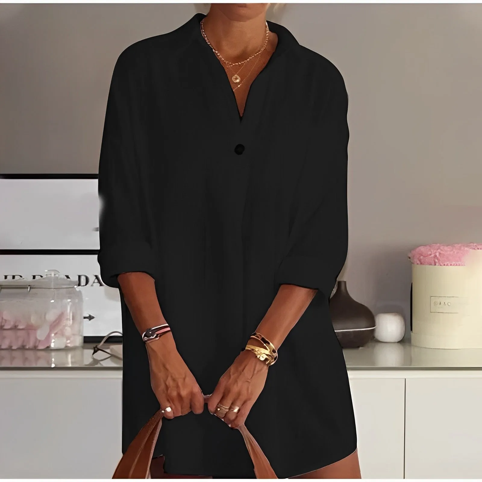 Yolanda® | Half Sleeve Loose Shirt