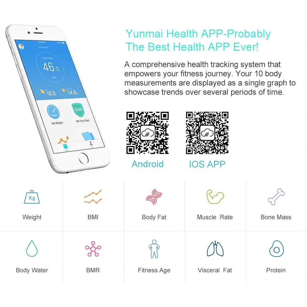 YUNMAI™ Smart Weight Scale