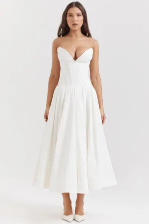 ZARIA MAXI DRESS - WHITE